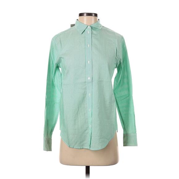 Everlane The Silky 100% Cotton Relaxed Shirt in Mint 6 NEW - Picture 3 of 6